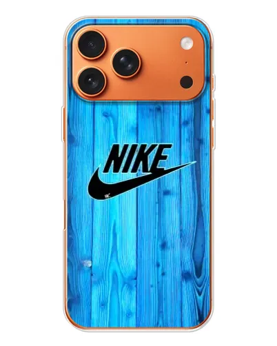 Чехол для iPhone 17 Pro Max с картинкой «Голубое дерево Nike»