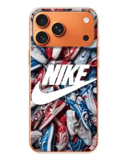 Чехол для iPhone 17 Pro Max с картинкой «Коллаж кроссовок Найк»