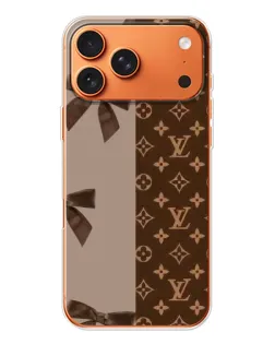 Чехол для iPhone 17 Pro Max с картинкой «Louis Vuitton — банты»