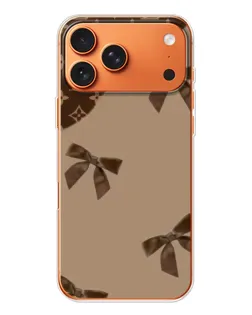 Чехол для iPhone 17 Pro Max с картинкой «LV — кофейный атлас»