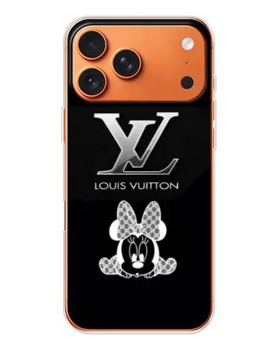 Чехол для iPhone 17 Pro Max с картинкой «LV и Минни Маус»