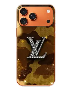 Чехол для iPhone 17 Pro Max с картинкой «Камуфляжный Louis Vuitton»