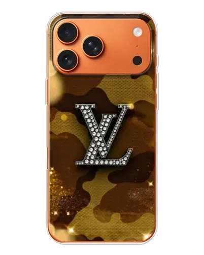 Чехол для iPhone 17 Pro Max с картинкой «Камуфляжный Louis Vuitton»