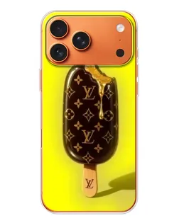 Чехол для iPhone 17 Pro Max с картинкой «Мороженое от LV»