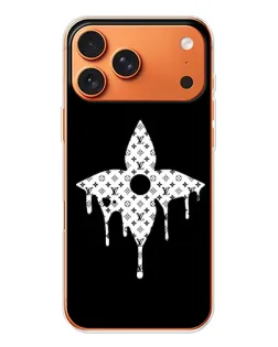 Чехол для iPhone 17 Pro Max с картинкой «Цветочная монограмма»