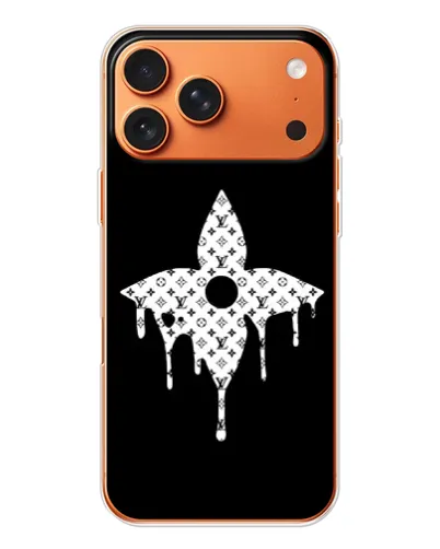 Чехол для iPhone 17 Pro Max с картинкой «Цветочная монограмма»