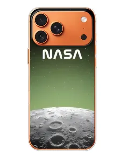 Чехол для iPhone 17 Pro Max с картинкой «NASA — лунный градиент»