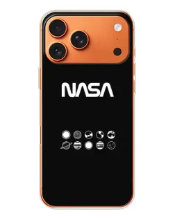 Чехол для iPhone 17 Pro Max с картинкой «NASA — технический принт»