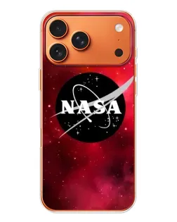 Чехол для iPhone 17 Pro Max с картинкой «NASA — красная туманность»