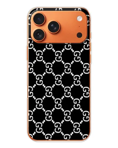 Чехол для iPhone 17 Pro Max с картинкой «Gucci — сетчатый паттерн»