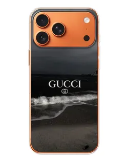 Чехол для iPhone 17 Pro Max с картинкой «Gucci — морской прибой»