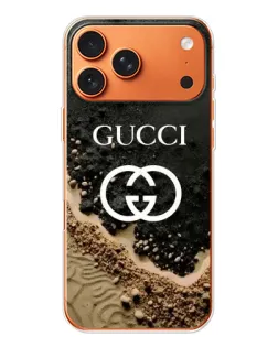 Чехол для iPhone 17 Pro Max с картинкой «Gucci — песчаные дюны»