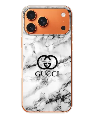 Чехол для iPhone 17 Pro Max с картинкой «Gucci — мраморный шик»