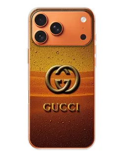 Чехол для iPhone 17 Pro Max с картинкой «Gucci — солнечный градиент» Чехол для iPhone 17 Pro Max с картинкой «Gucci — солнечный градиент»