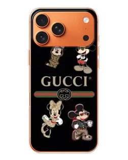 Чехол для iPhone 17 Pro Max с картинкой «Gucci — герои Disney и монограмма» Чехол для iPhone 17 Pro Max с картинкой «Gucci — герои Disney и монограмма»