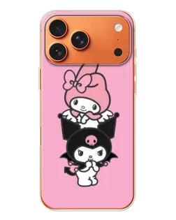 Чехол для iPhone 17 Pro Max с картинкой «Трио My Melody и Kuromi» Чехол для iPhone 17 Pro Max с картинкой «Трио My Melody и Kuromi»