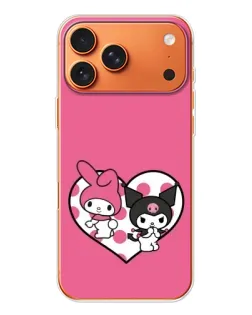 Чехол для iPhone 17 Pro Max с картинкой «Kuromi и My Melody» Чехол для iPhone 17 Pro Max с картинкой «Kuromi и My Melody»