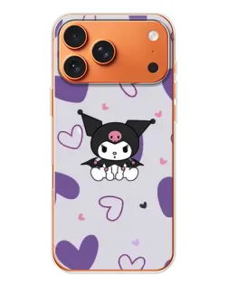 Чехол для iPhone 17 Pro Max с картинкой «Kuromi и лавандовые сердца» Чехол для iPhone 17 Pro Max с картинкой «Kuromi и лавандовые сердца»