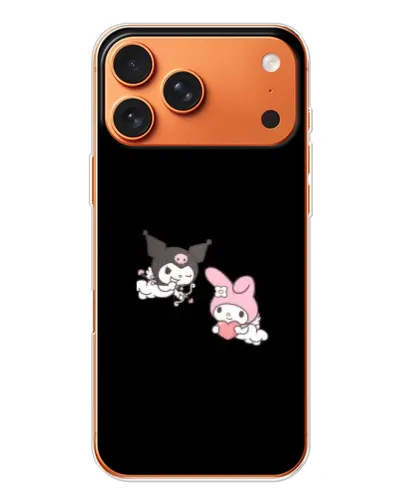Чохол для iPhone 17 Pro Max з картинкою «My Melody та Kuromi»