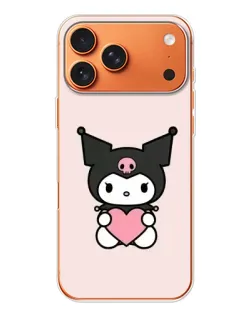 Чехол для iPhone 17 Pro Max с картинкой «Kuromi и сердце» Чехол для iPhone 17 Pro Max с картинкой «Kuromi и сердце»