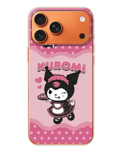 Чохол для iPhone 17 Pro Max з картинкою «Kuromi в окулярах»