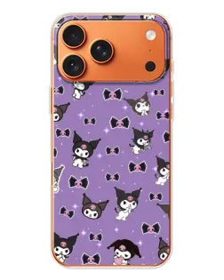 Чехол для iPhone 17 Pro Max с картинкой «Kuromi — паттерн» Чехол для iPhone 17 Pro Max с картинкой «Kuromi — паттерн»