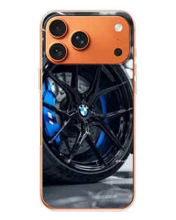 Чохол для iPhone 17 Pro Max з картинкою «Колесо BMW зблизька»
