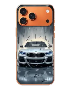 Чохол для iPhone 17 Pro Max з картинкою «BMW у світлі фар»