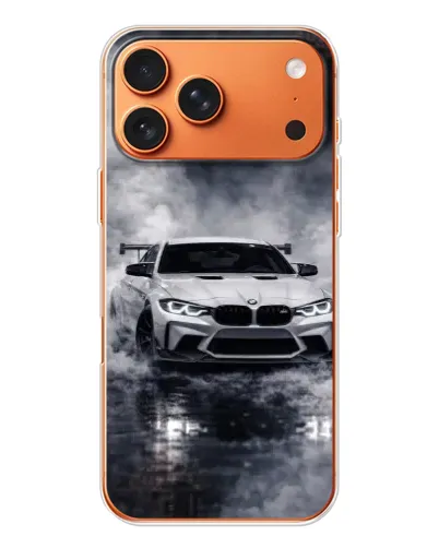 Чохол для iPhone 17 Pro Max з картинкою «BMW крізь туман»