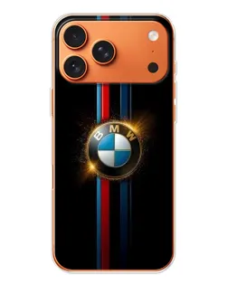 Чохол для iPhone 17 Pro Max з картинкою «BMW M-Power неон»