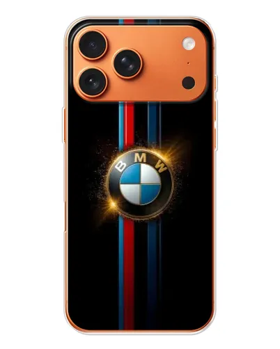 Чохол для iPhone 17 Pro Max з картинкою «BMW M-Power неон»