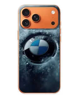 Чохол для iPhone 17 Pro Max з картинкою «Логотип BMW — лід»