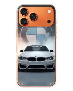 Чохол для iPhone 17 Pro Max з картинкою «BMW в білому диму»