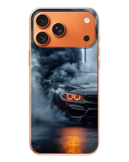 Чохол для iPhone 17 Pro Max з картинкою «BMW M-Power — абстракція»