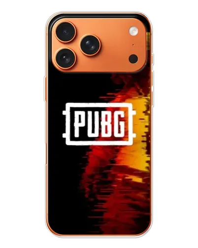 Чехол для iPhone 17 Pro Max с картинкой «Яркий логотип PUBG»