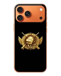 Чехол для iPhone 17 Pro Max с картинкой «PUBG — оранжевый градиент»