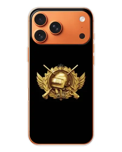 Чохол для iPhone 17 Pro Max з картинкою «PUBG — помаранчевий градієнт»