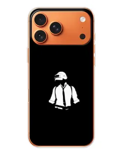 Чохол для iPhone 17 Pro Max з картинкою «PUBG — білий шолом»