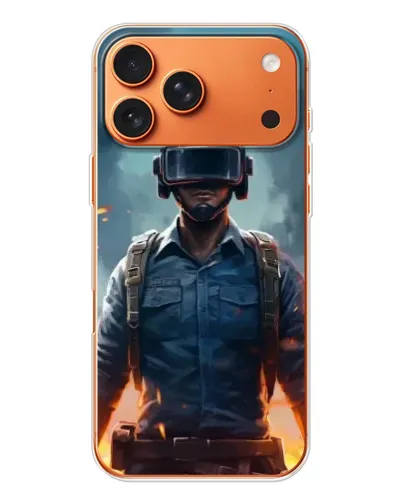 Чохол для iPhone 17 Pro Max з картинкою «PUBG — реалістичний герой»