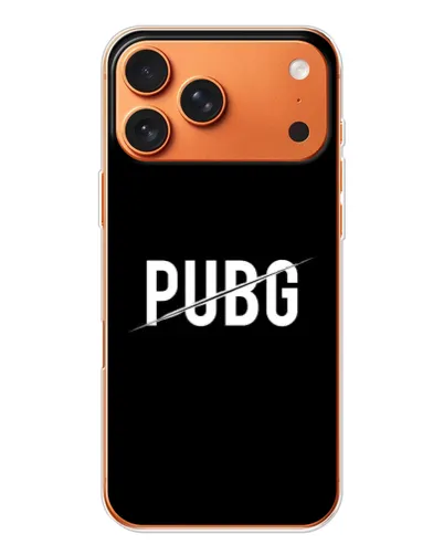 Чохол для iPhone 17 Pro Max з картинкою «PUBG — білий логотип»