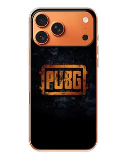 Чохол для iPhone 17 Pro Max з картинкою «PUBG — золотий логотип»