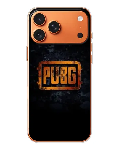 Чохол для iPhone 17 Pro Max з картинкою «PUBG — золотий логотип»