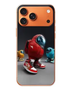 Чехол для iPhone 17 Pro Max с картинкой «Among Us — 3D стиль»