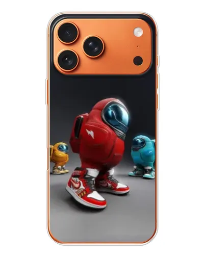 Чехол для iPhone 17 Pro Max с картинкой «Among Us — 3D стиль» Чехол для iPhone 17 Pro Max с картинкой «Among Us — 3D стиль»