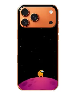 Чехол для iPhone 17 Pro Max с картинкой «Одинокий герой на планете»