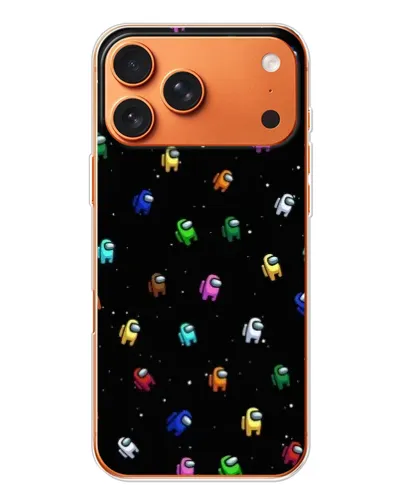 Чехол для iPhone 17 Pro Max с картинкой «Экипаж Among Us» Чехол для iPhone 17 Pro Max с картинкой «Экипаж Among Us»