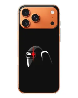 Чехол для iPhone 17 Pro Max с картинкой «Among Us шлем»