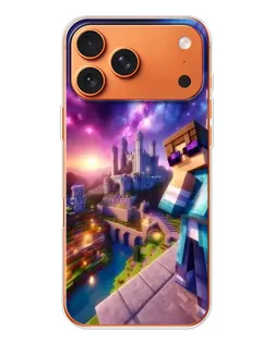 Чехол для iPhone 17 Pro Max с картинкой «Стив и космос»
