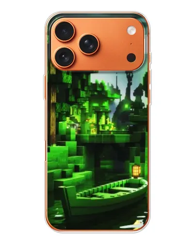Чехол для iPhone 17 Pro Max с картинкой «Minecraft лесной пейзаж» Чехол для iPhone 17 Pro Max с картинкой «Minecraft лесной пейзаж»