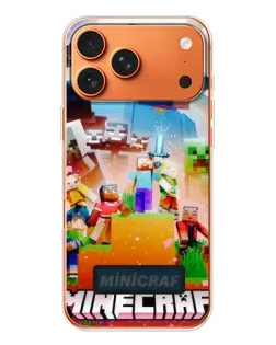 Чехол для iPhone 17 Pro Max с картинкой «Minecraft герои игры»